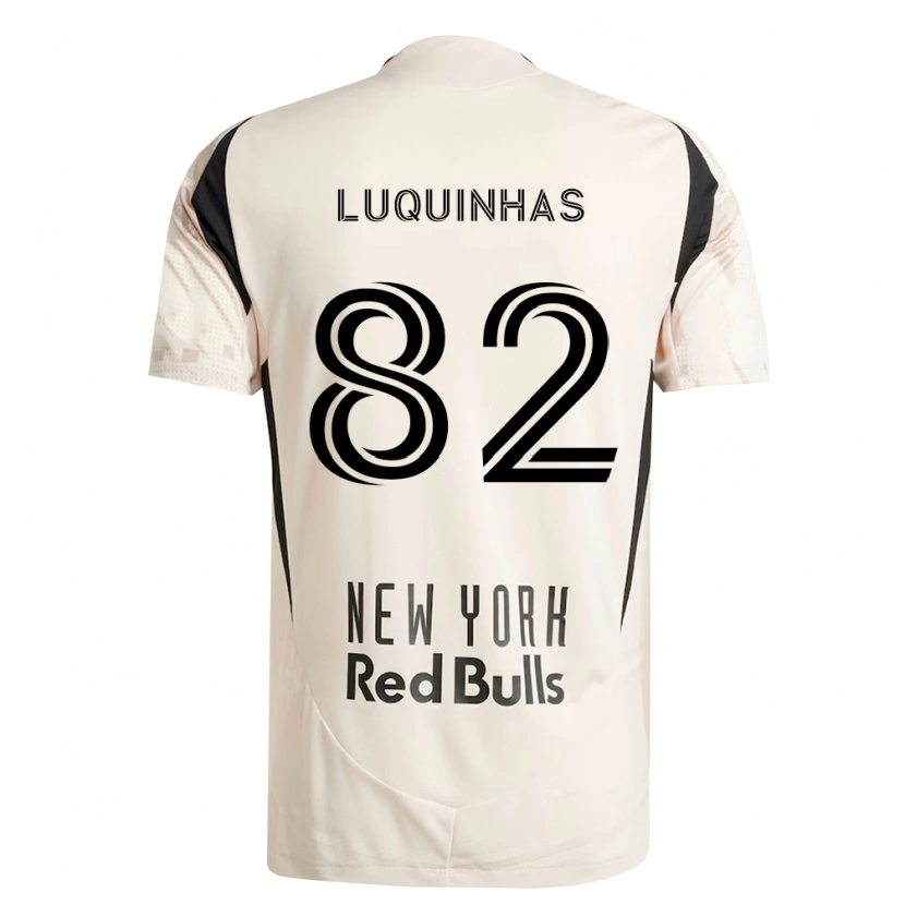 Danxen Homme Maillot Luquinhas #82 Blanc Cassé Rouge Noir Tenues Extérieur 2026/27 T-Shirt