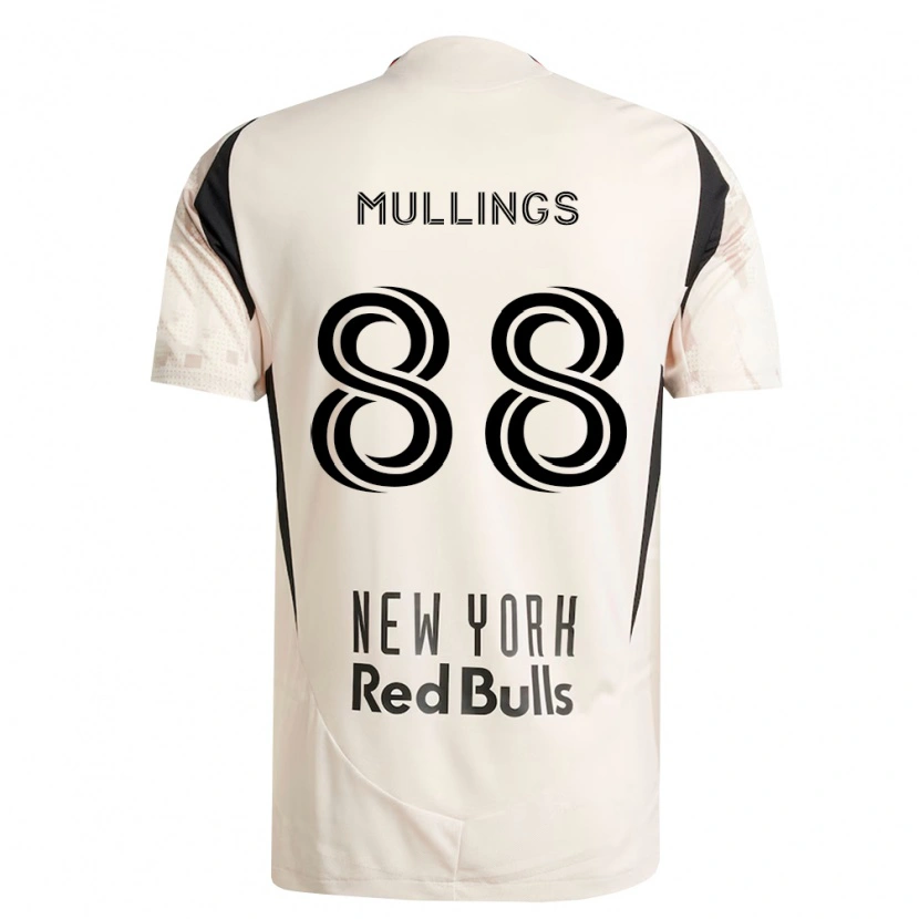 Danxen Homme Maillot O'vonte Mullings #88 Blanc Cassé Rouge Noir Tenues Extérieur 2026/27 T-Shirt