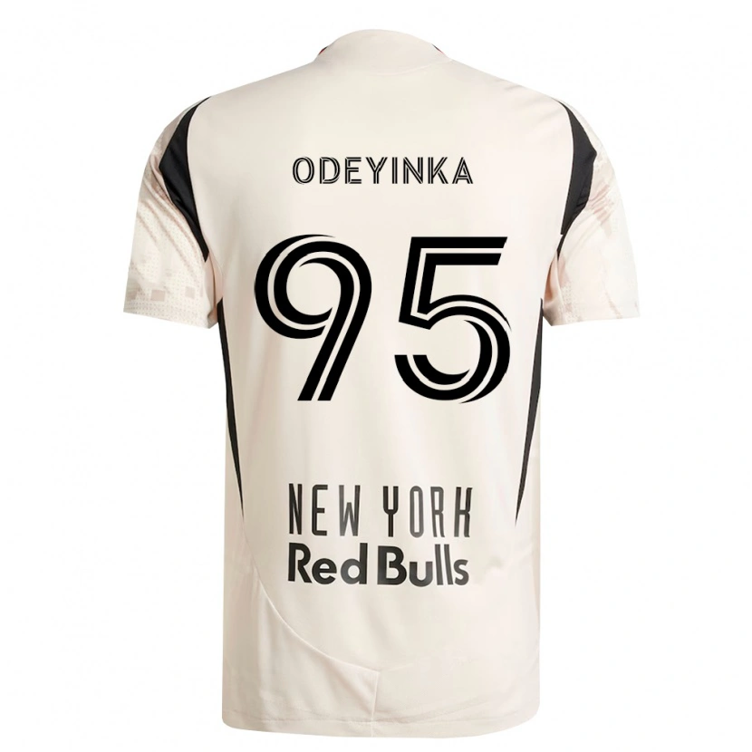 Danxen Homme Maillot Malik Odeyinka #95 Blanc Cassé Rouge Noir Tenues Extérieur 2026/27 T-Shirt