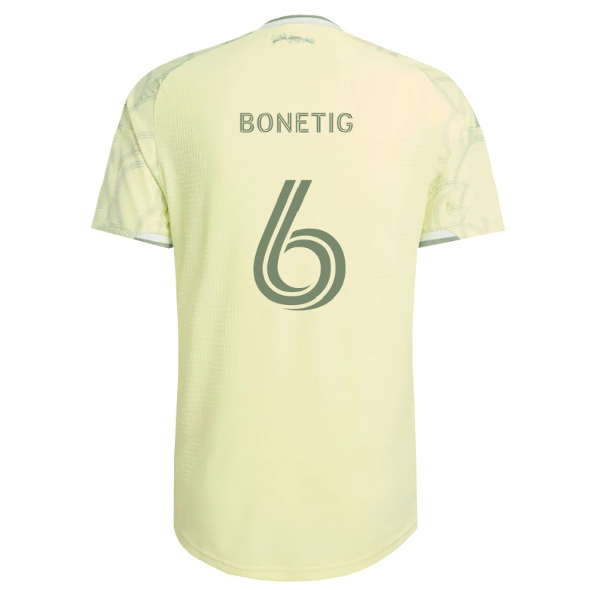 Danxen Homme Maillot Alex Bonetig #6 Beige Blanc Tenues Extérieur 2026/27 T-Shirt