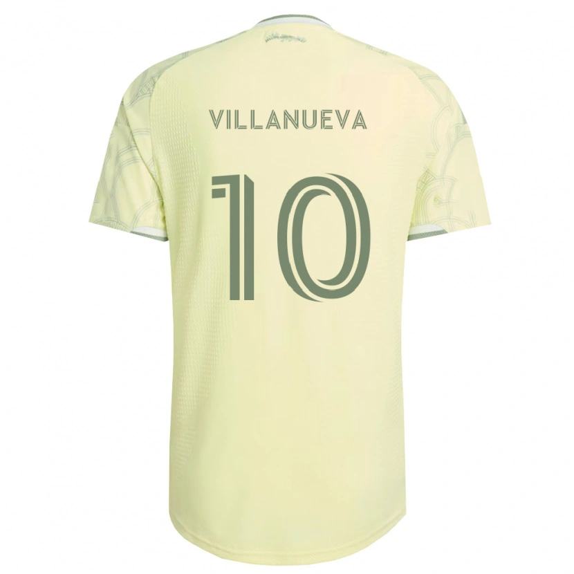 Danxen Homme Maillot Jordan Villanueva #10 Beige Blanc Tenues Extérieur 2026/27 T-Shirt