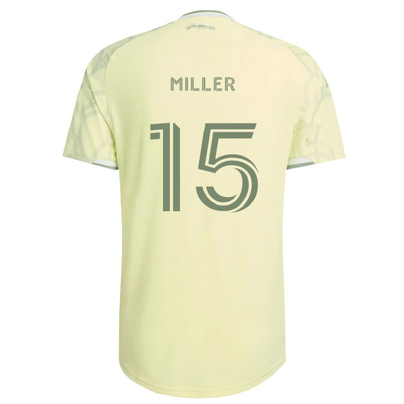 Danxen Homme Maillot Eric Miller #15 Beige Blanc Tenues Extérieur 2026/27 T-Shirt