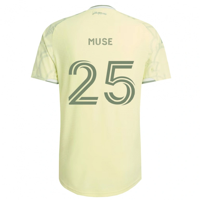 Danxen Homme Maillot Trey Muse #25 Beige Blanc Tenues Extérieur 2026/27 T-Shirt