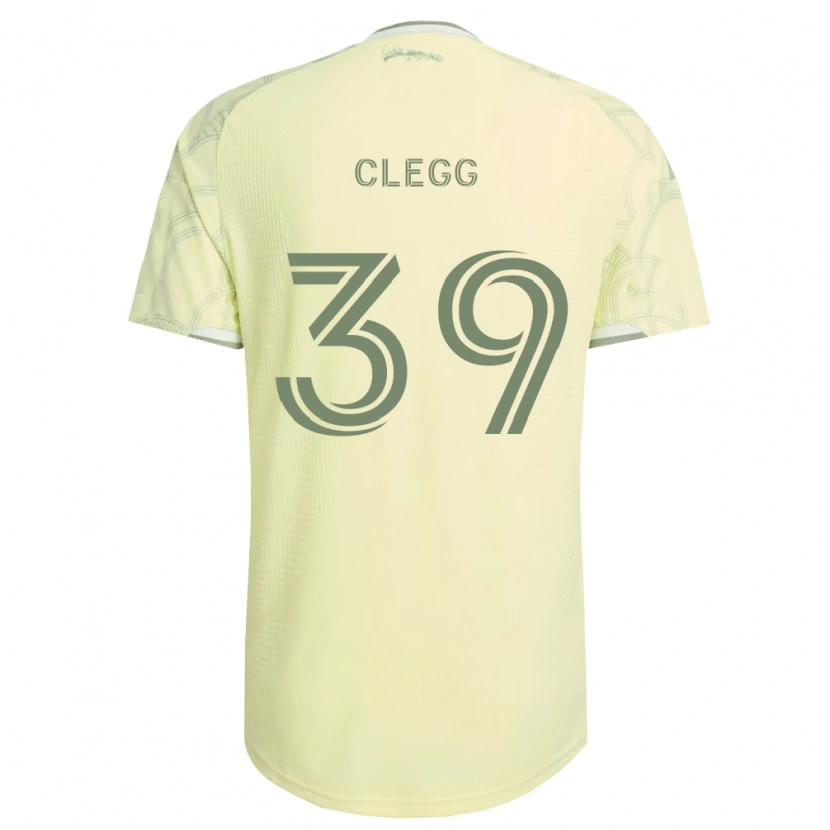 Danxen Homme Maillot Tyler Clegg #39 Beige Blanc Tenues Extérieur 2026/27 T-Shirt