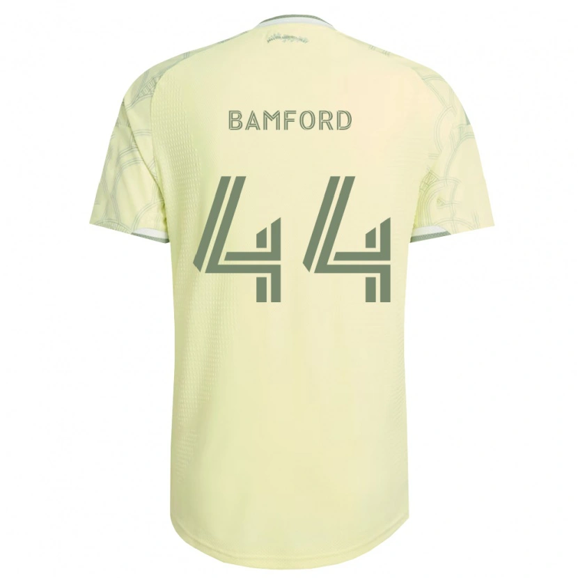 Danxen Homme Maillot Alex Bamford #44 Beige Blanc Tenues Extérieur 2026/27 T-Shirt