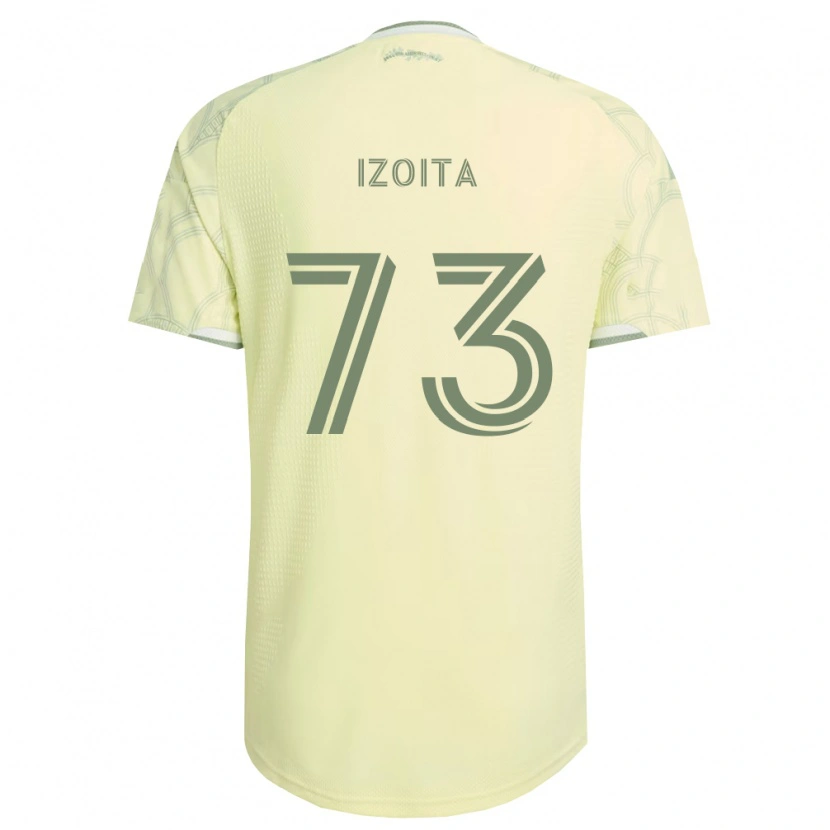 Danxen Homme Maillot Eric Izoita #73 Beige Blanc Tenues Extérieur 2026/27 T-Shirt
