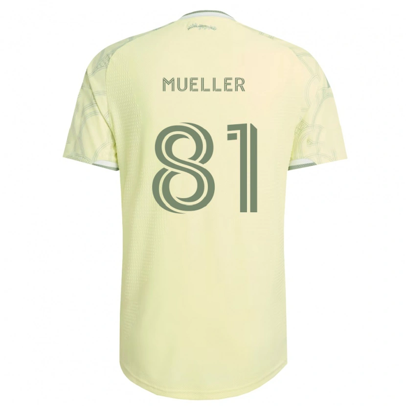 Danxen Homme Maillot Henry Mueller #81 Beige Blanc Tenues Extérieur 2026/27 T-Shirt