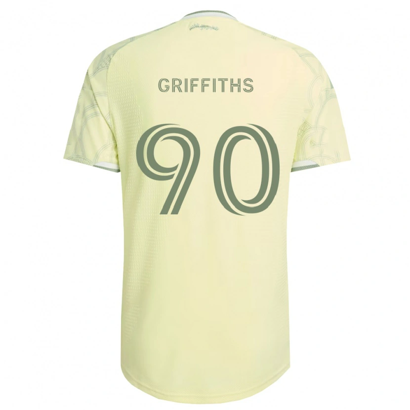 Danxen Homme Maillot Reo Griffiths #90 Beige Blanc Tenues Extérieur 2026/27 T-Shirt