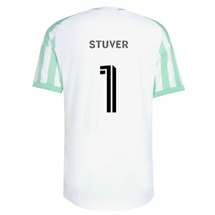Danxen Homme Maillot Brad Stuver #1 Vert Clair Noir Blanc Tenues Extérieur 2026/27 T-Shirt