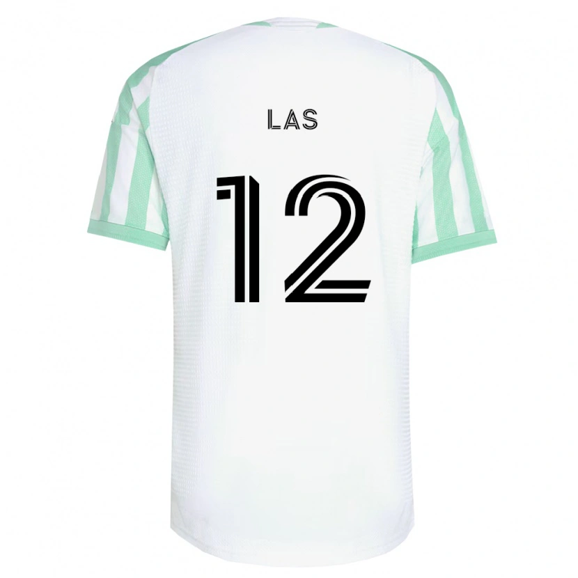 Danxen Homme Maillot Damian Las #12 Vert Clair Noir Blanc Tenues Extérieur 2026/27 T-Shirt