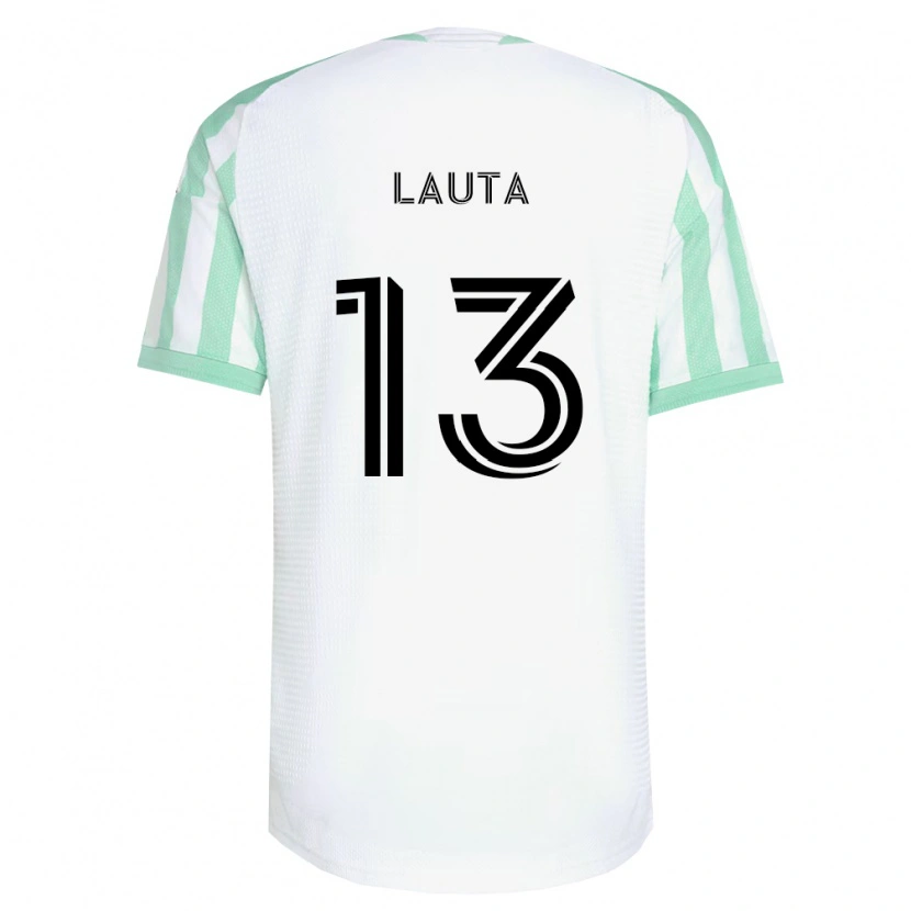 Danxen Homme Maillot Erik Lauta #13 Vert Clair Noir Blanc Tenues Extérieur 2026/27 T-Shirt
