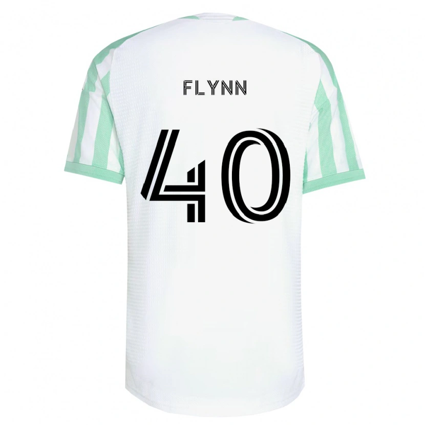 Danxen Homme Maillot Liam Flynn #40 Vert Clair Noir Blanc Tenues Extérieur 2026/27 T-Shirt