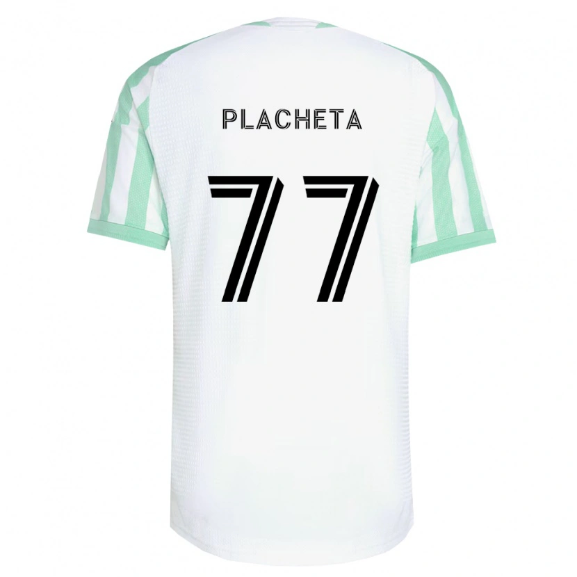 Danxen Homme Maillot Przemysław Płacheta #77 Vert Clair Noir Blanc Tenues Extérieur 2026/27 T-Shirt