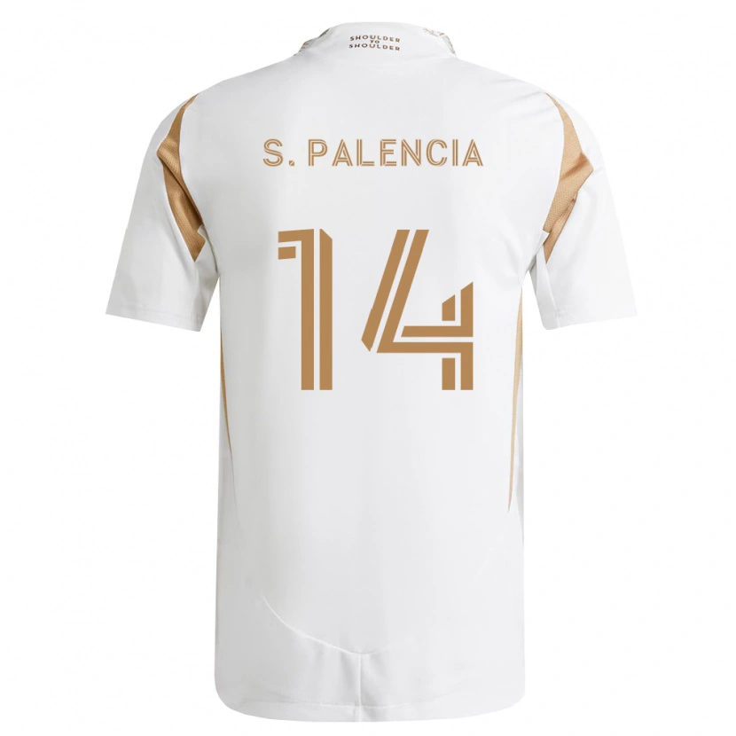 Danxen Homme Maillot Sergi Palencia #14 Blanc Marron Tenues Extérieur 2026/27 T-Shirt