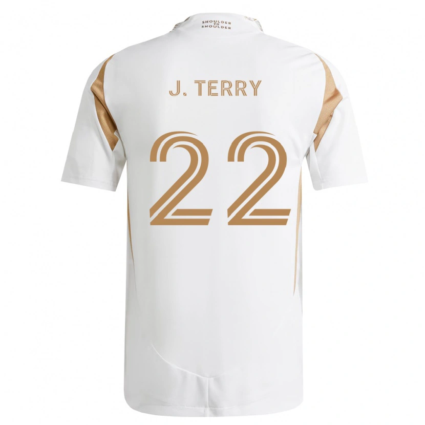 Danxen Homme Maillot Jude Terry #22 Blanc Marron Tenues Extérieur 2026/27 T-Shirt