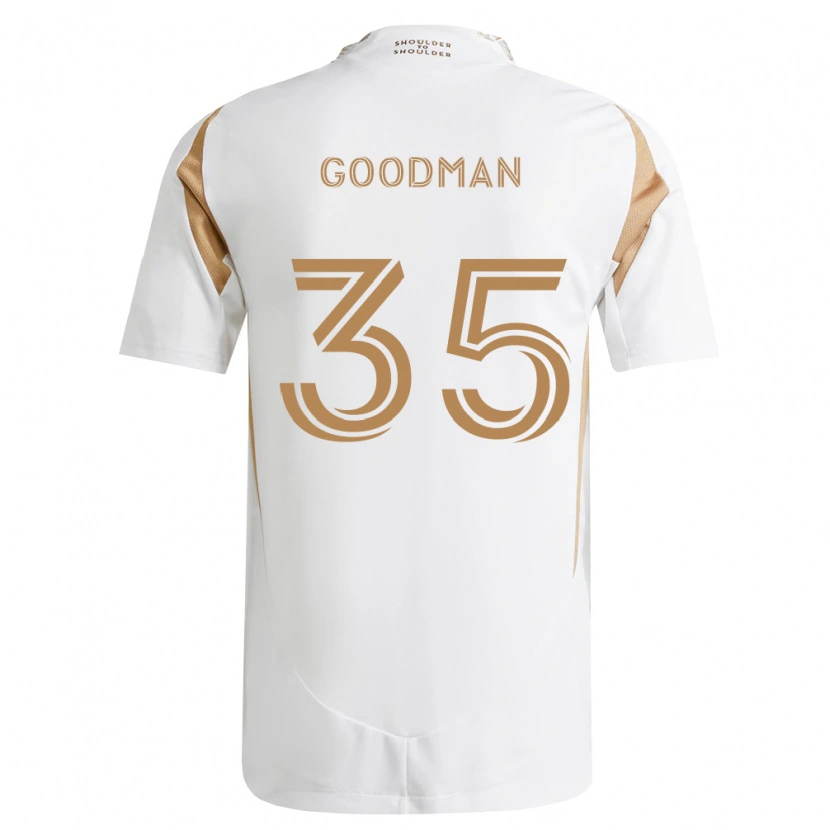 Danxen Homme Maillot Luke Goodman #35 Blanc Marron Tenues Extérieur 2026/27 T-Shirt
