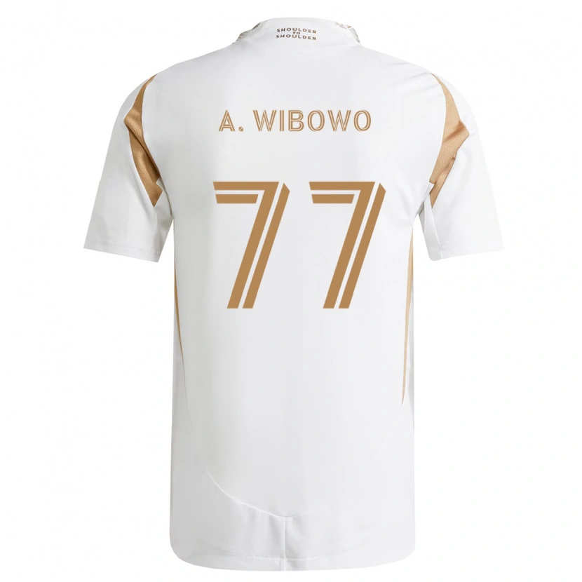 Danxen Homme Maillot Adrian Wibowo #77 Blanc Marron Tenues Extérieur 2026/27 T-Shirt
