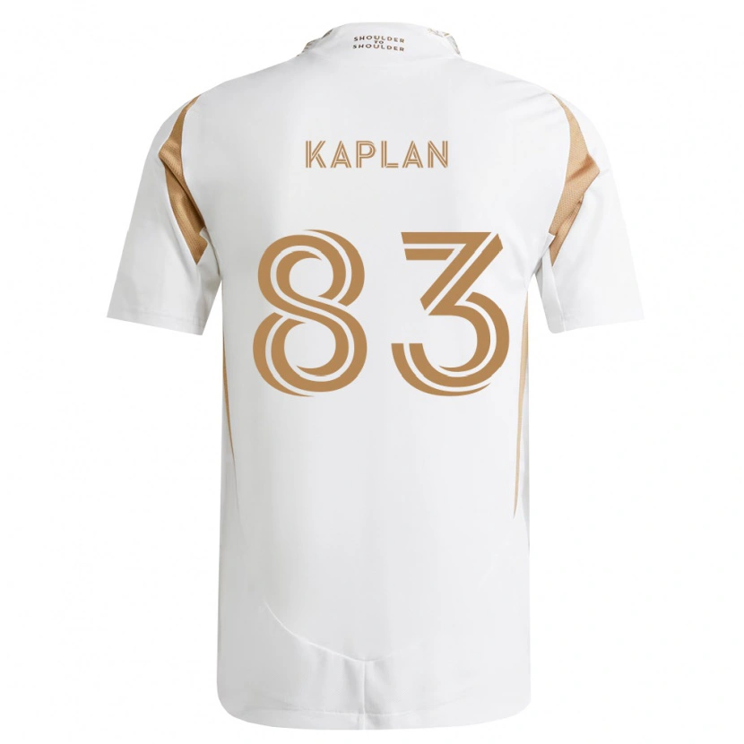 Danxen Homme Maillot Skylar Kaplan #83 Blanc Marron Tenues Extérieur 2026/27 T-Shirt
