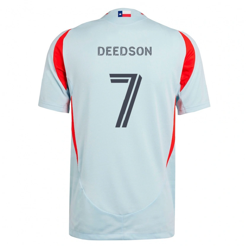 Danxen Homme Maillot Louicius Deedson #7 Gris Foncé Rouge Blanc Tenues Extérieur 2026/27 T-Shirt