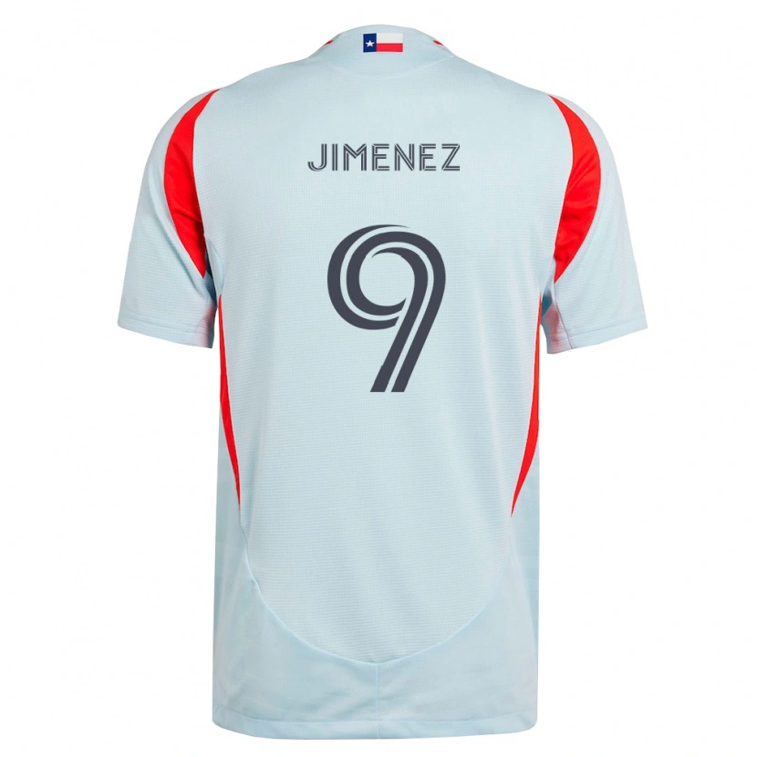 Danxen Homme Maillot Jesús Jiménez #9 Gris Foncé Rouge Blanc Tenues Extérieur 2026/27 T-Shirt