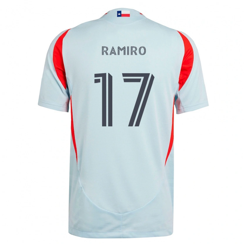 Danxen Homme Maillot Ramiro Moschen Benetti #17 Gris Foncé Rouge Blanc Tenues Extérieur 2026/27 T-Shirt