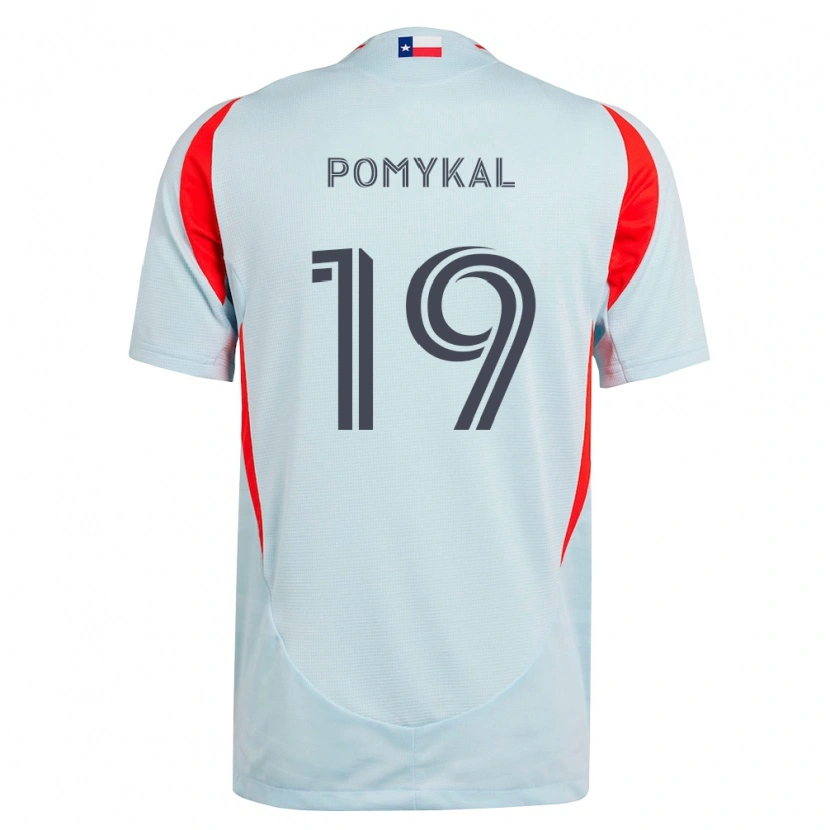 Danxen Homme Maillot Paxton Pomykal #19 Gris Foncé Rouge Blanc Tenues Extérieur 2026/27 T-Shirt