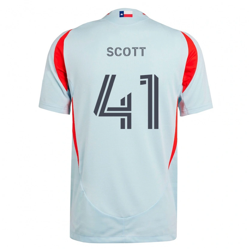 Danxen Homme Maillot Tarik Scott #41 Gris Foncé Rouge Blanc Tenues Extérieur 2026/27 T-Shirt
