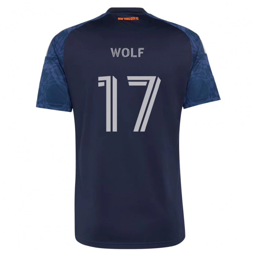 Danxen Homme Maillot Hannes Wolf #17 Bleu Foncé Blanc Tenues Extérieur 2026/27 T-Shirt