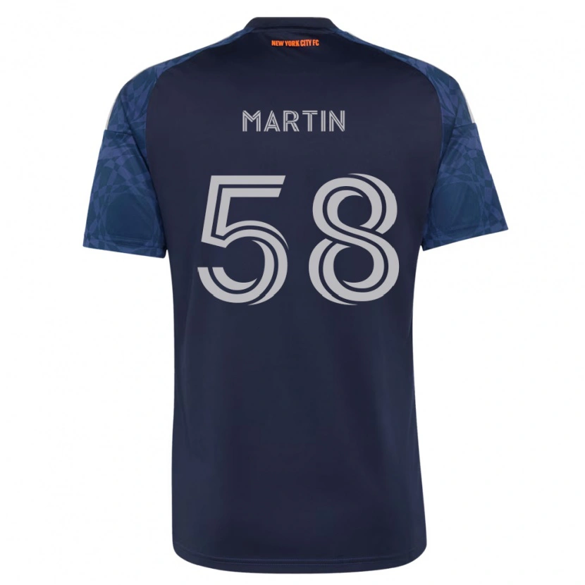 Danxen Homme Maillot Eóin Martin #58 Bleu Foncé Blanc Tenues Extérieur 2026/27 T-Shirt
