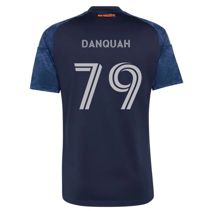 Danxen Homme Maillot Caleb Danquah #79 Bleu Foncé Blanc Tenues Extérieur 2026/27 T-Shirt
