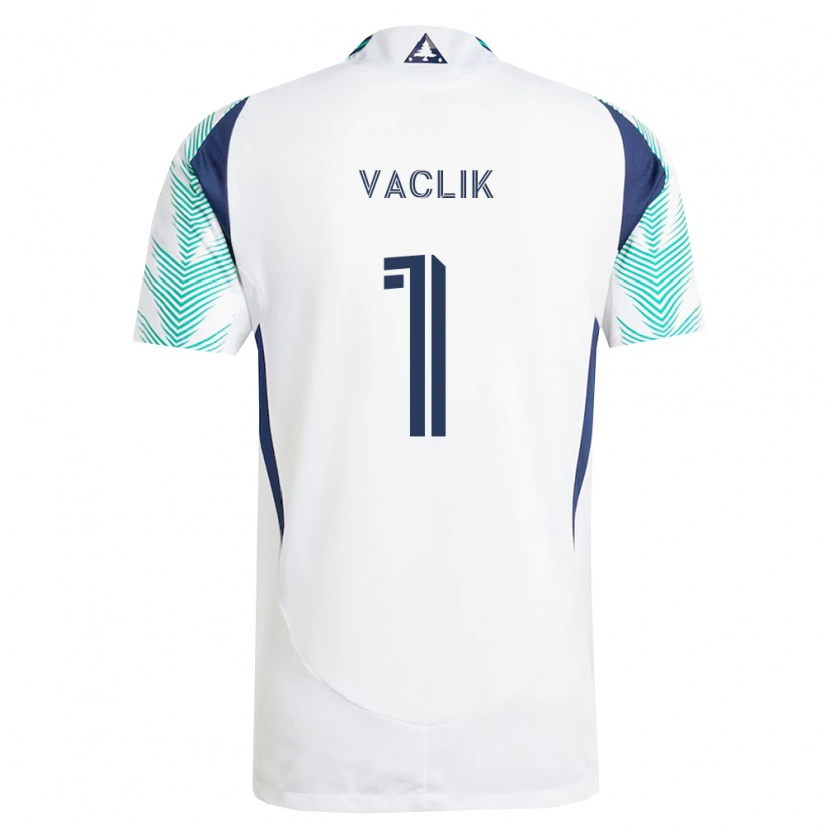 Danxen Homme Maillot Tomas Vaclik #1 Blanc Bleu Marine Vert Clair Tenues Extérieur 2026/27 T-Shirt