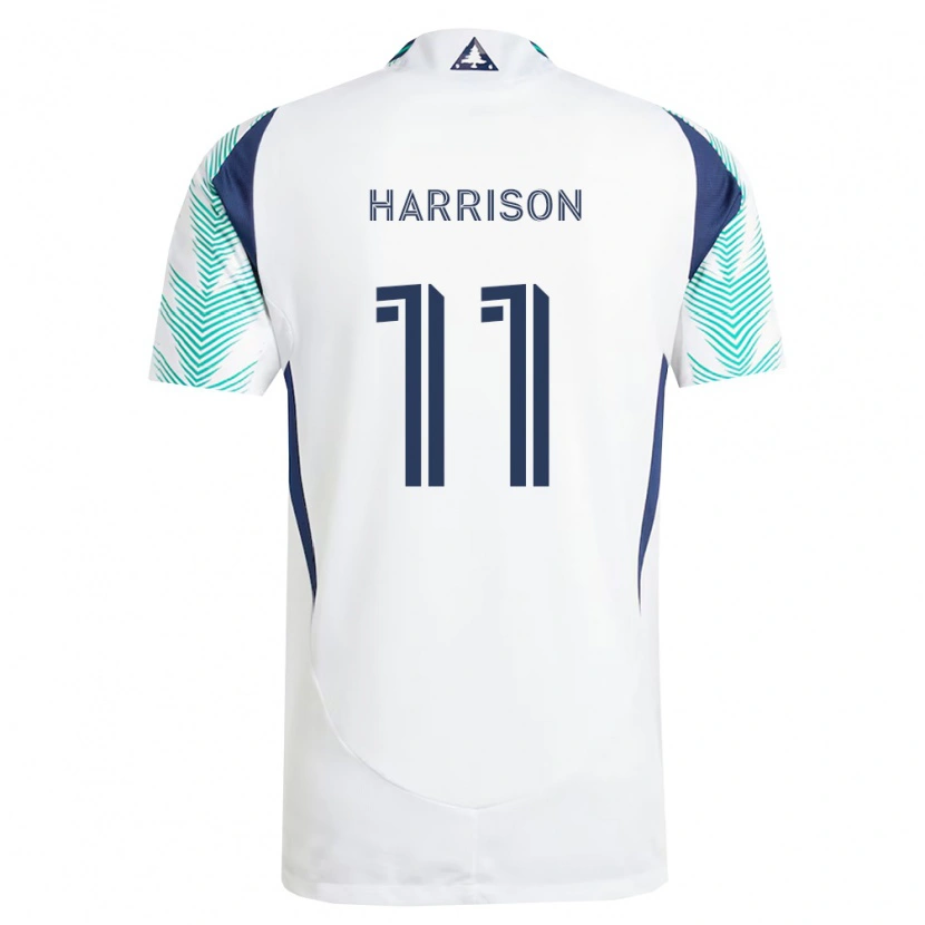 Danxen Homme Maillot Jack Harrison #11 Blanc Bleu Marine Vert Clair Tenues Extérieur 2026/27 T-Shirt