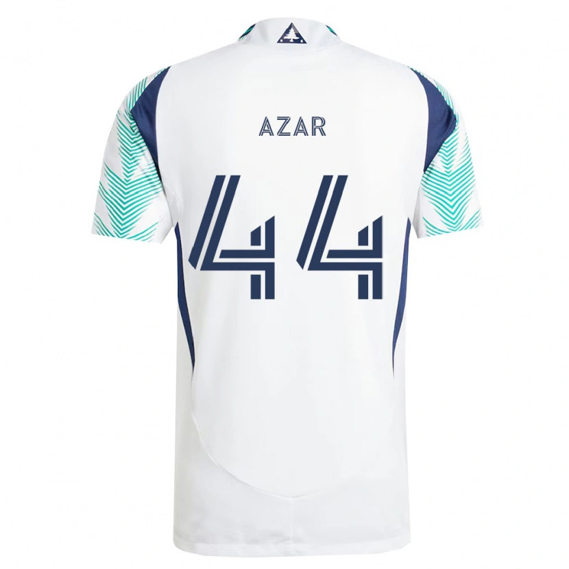 Danxen Homme Maillot Logan Azar #44 Blanc Bleu Marine Vert Clair Tenues Extérieur 2026/27 T-Shirt