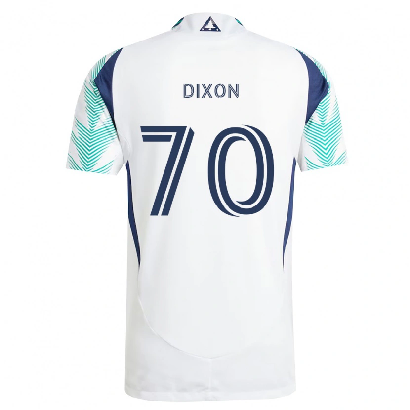 Danxen Homme Maillot Daniel Dixon #70 Blanc Bleu Marine Vert Clair Tenues Extérieur 2026/27 T-Shirt
