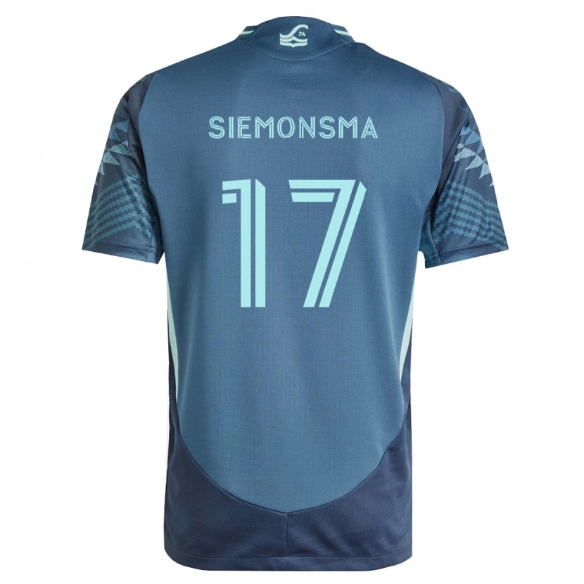 Danxen Homme Maillot Sianna Siemonsma #17 Bleu Marine Vert Tenues Extérieur 2026/27 T-Shirt