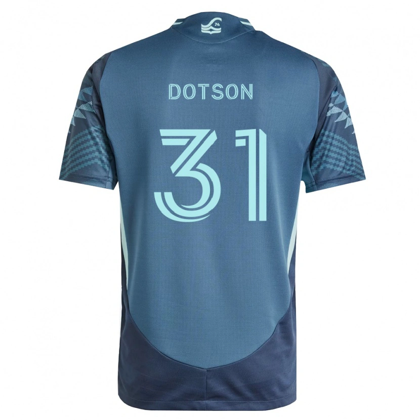 Danxen Homme Maillot Hassani Dotson #31 Bleu Marine Vert Tenues Extérieur 2026/27 T-Shirt