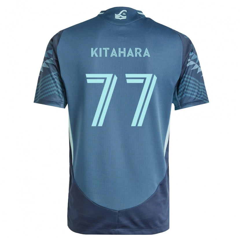 Danxen Homme Maillot Sota Kitahara #77 Bleu Marine Vert Tenues Extérieur 2026/27 T-Shirt
