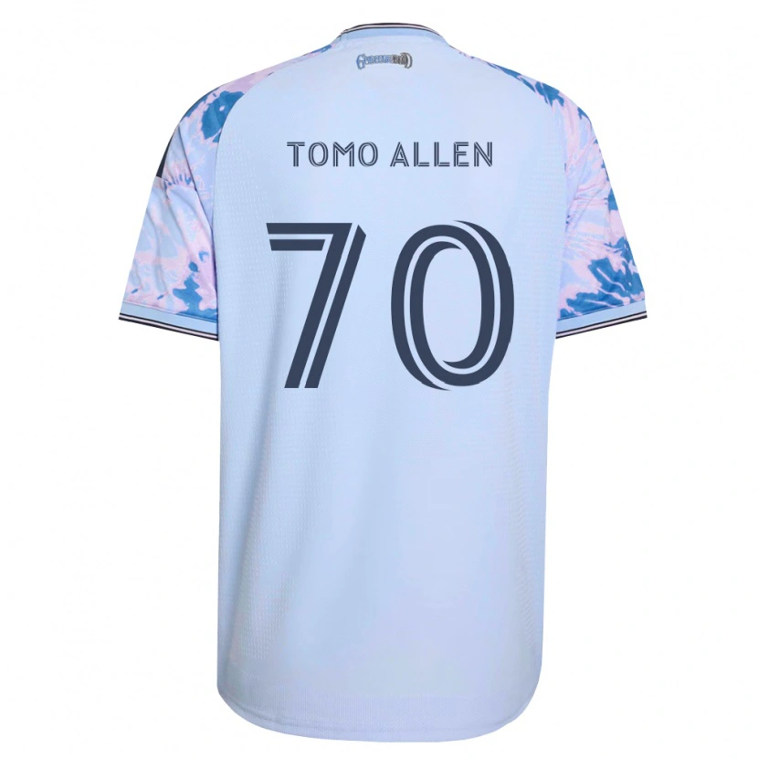 Danxen Homme Maillot Tomo Allen #70 Bleu Royal Blanc Noir Tenues Extérieur 2026/27 T-Shirt