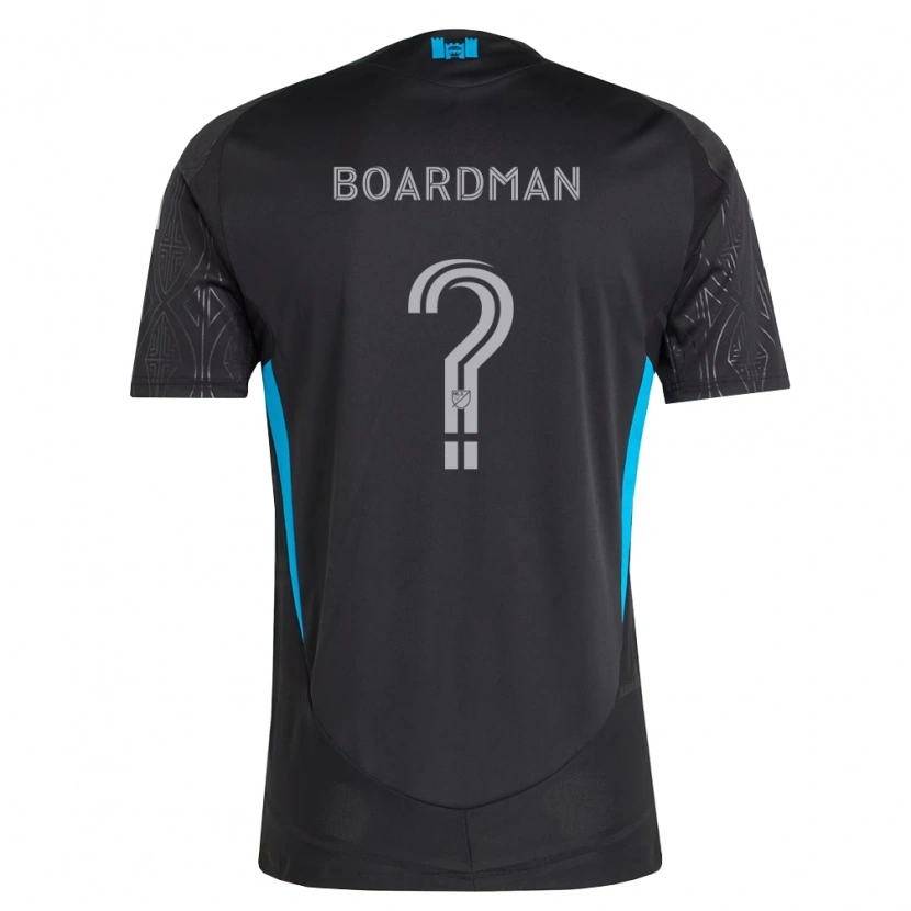 Danxen Homme Maillot Erik Pena-Boardman #0 Noir Blanc Bleu Ciel Tenues Extérieur 2026/27 T-Shirt