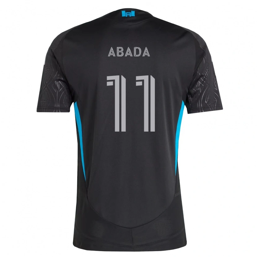 Danxen Homme Maillot Liel Abada #11 Noir Blanc Bleu Ciel Tenues Extérieur 2026/27 T-Shirt