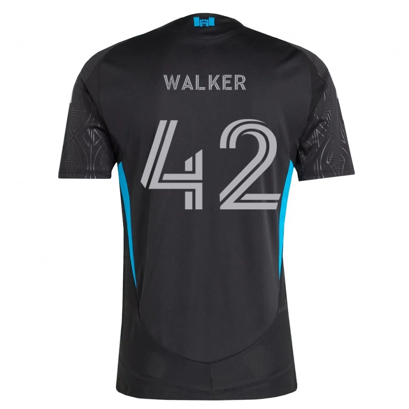 Danxen Homme Maillot Isaac Walker #42 Noir Blanc Bleu Ciel Tenues Extérieur 2026/27 T-Shirt