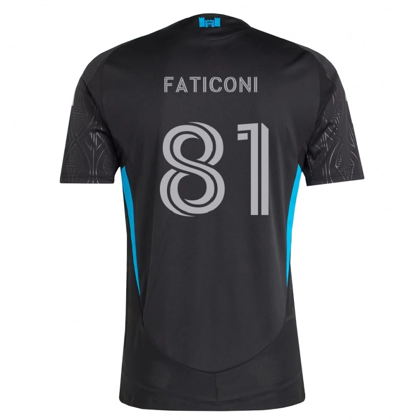 Danxen Homme Maillot Trey Faticoni #81 Noir Blanc Bleu Ciel Tenues Extérieur 2026/27 T-Shirt