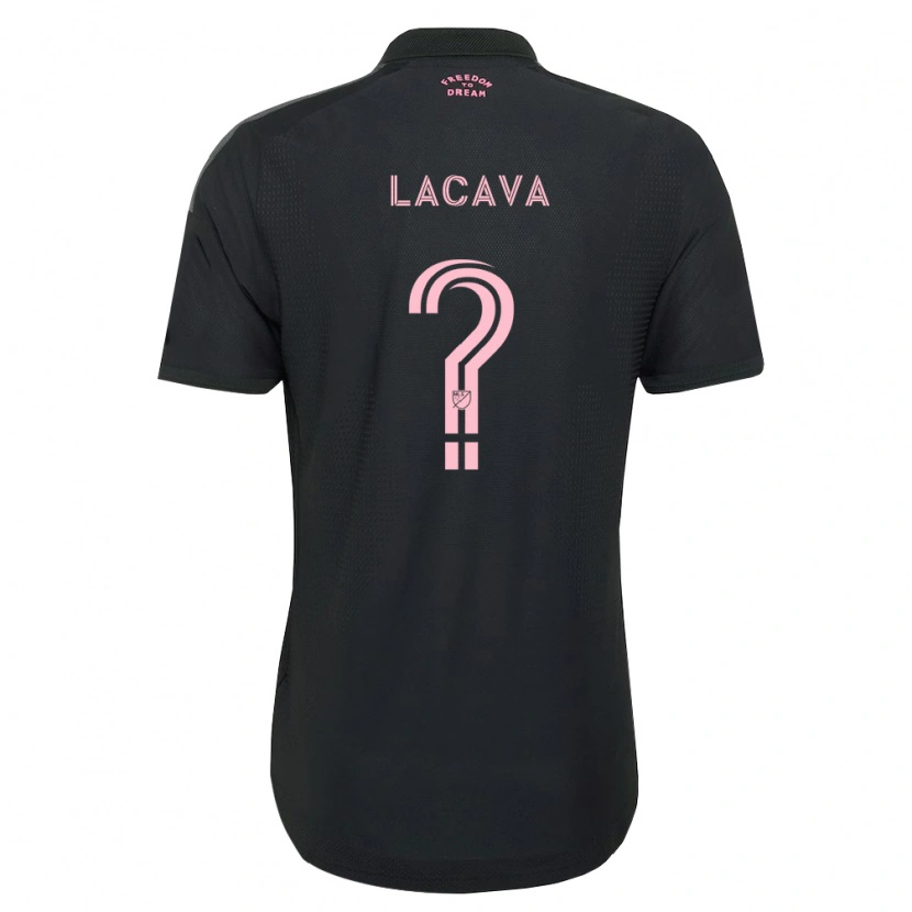 Danxen Homme Maillot Jake Lacava #0 Rose Noir Blanc Tenues Extérieur 2026/27 T-Shirt