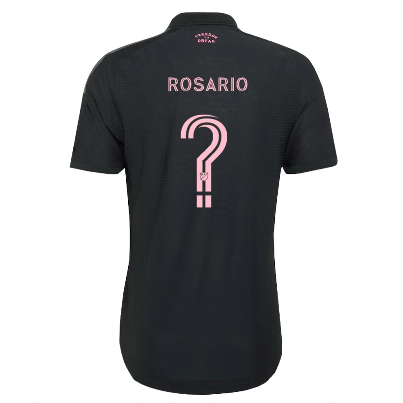 Danxen Homme Maillot Adrian Rosario #0 Rose Noir Blanc Tenues Extérieur 2026/27 T-Shirt