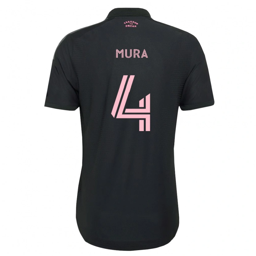 Danxen Homme Maillot Facundo Mura #4 Rose Noir Blanc Tenues Extérieur 2026/27 T-Shirt