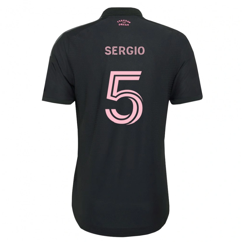 Danxen Homme Maillot Sergio Busquets #5 Rose Noir Blanc Tenues Extérieur 2026/27 T-Shirt