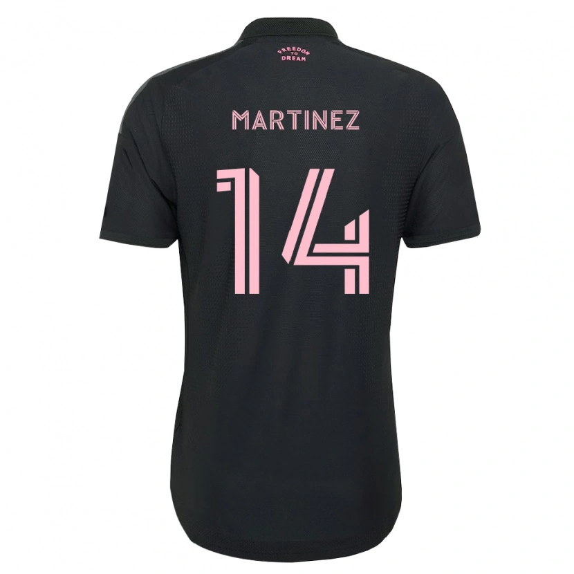 Danxen Homme Maillot David Martinez #14 Rose Noir Blanc Tenues Extérieur 2026/27 T-Shirt