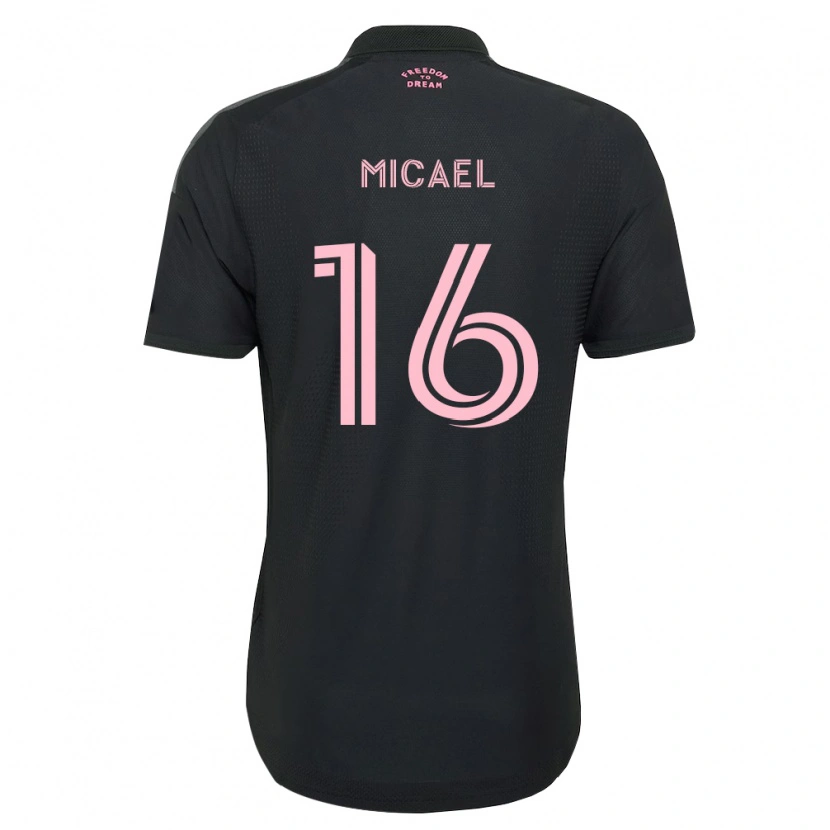 Danxen Homme Maillot Micael Dos Santos Silva #16 Rose Noir Blanc Tenues Extérieur 2026/27 T-Shirt