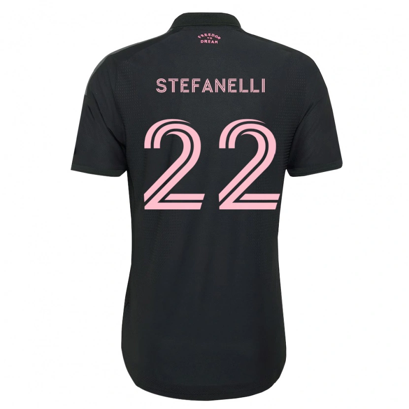 Danxen Homme Maillot Nicolás Stefanelli #22 Rose Noir Blanc Tenues Extérieur 2026/27 T-Shirt