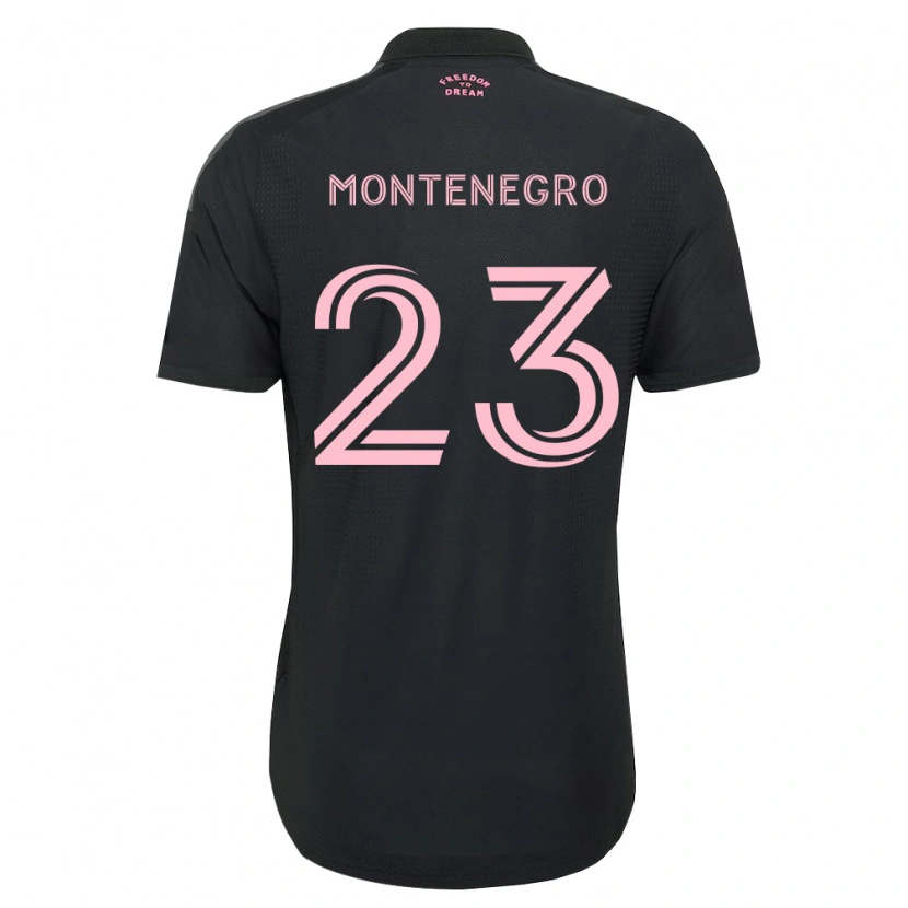 Danxen Homme Maillot Ricardo Montenegro #23 Rose Noir Blanc Tenues Extérieur 2026/27 T-Shirt